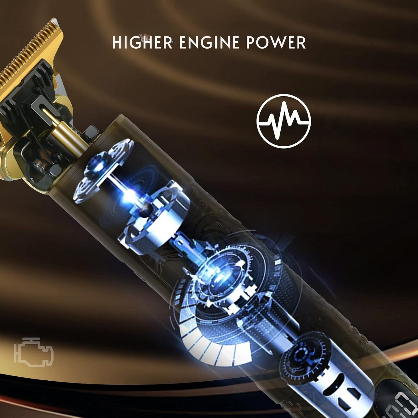 Přesný zastřihovač s integrovaným digitálním displejem