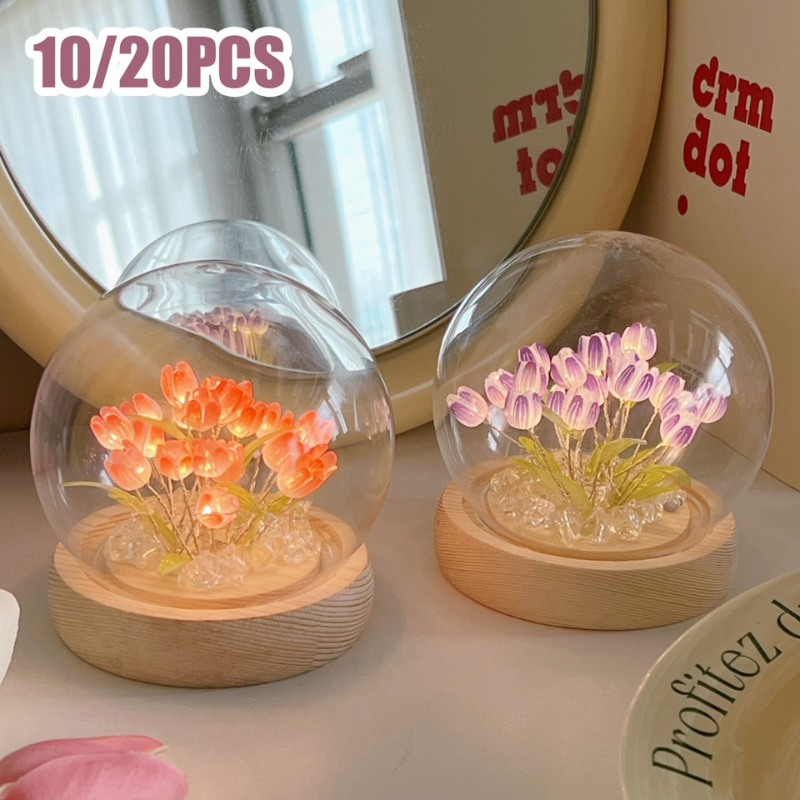 Lampe DIY tulipe à monter – Douce lumière florale