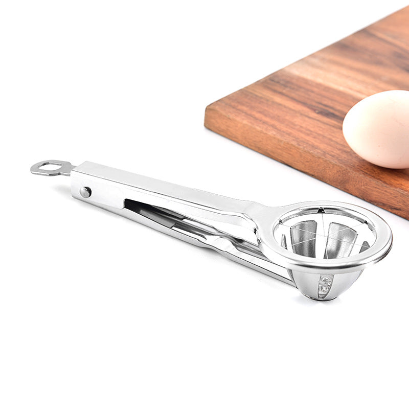 Cutter de ouă din oțel inoxidabil – Feliator manual pentru ouă fierte