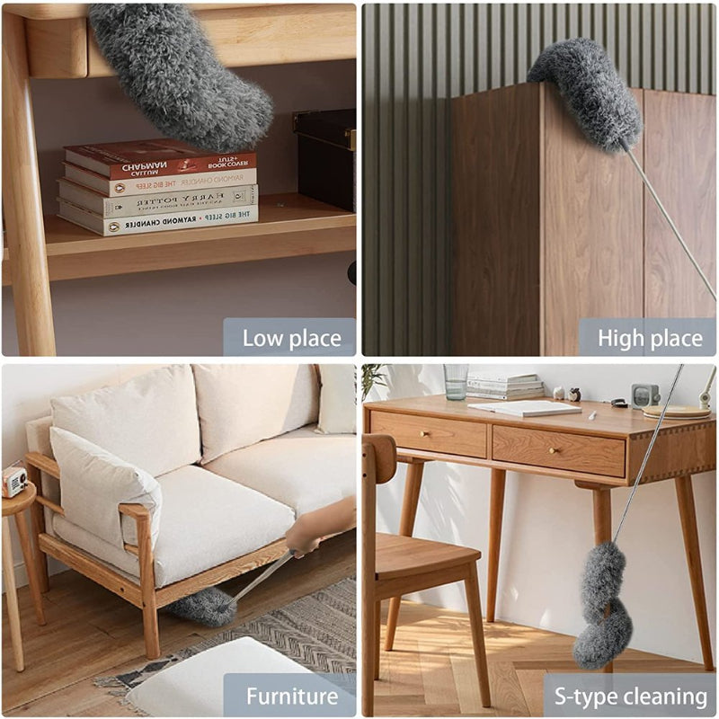 高いところと遠くを掃除して、ほこりを手の届かないところに追いやりましょう