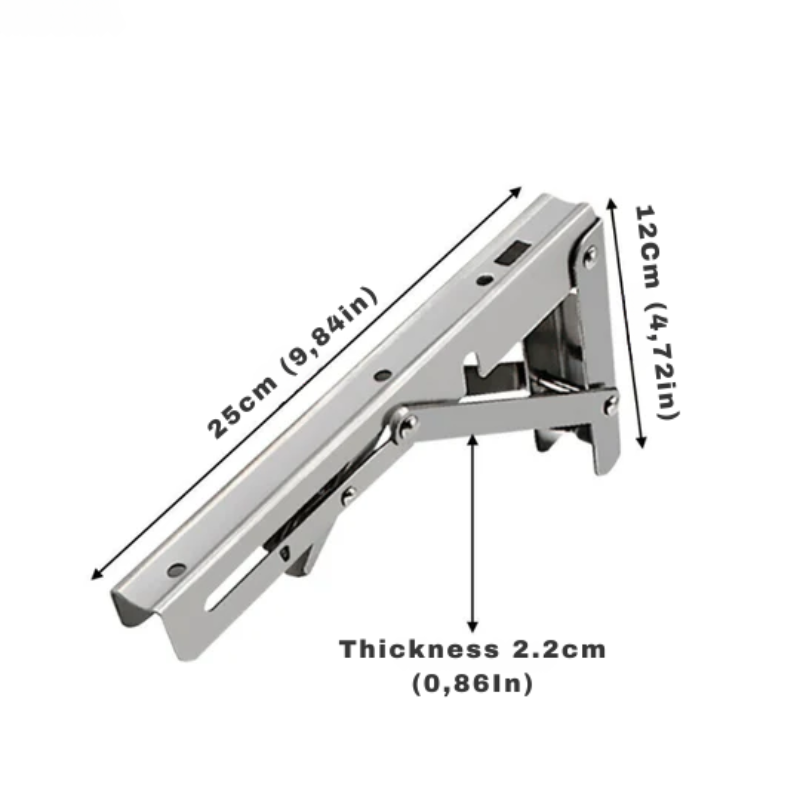 Support rabattable solide pour optimiser l’espace (X2)