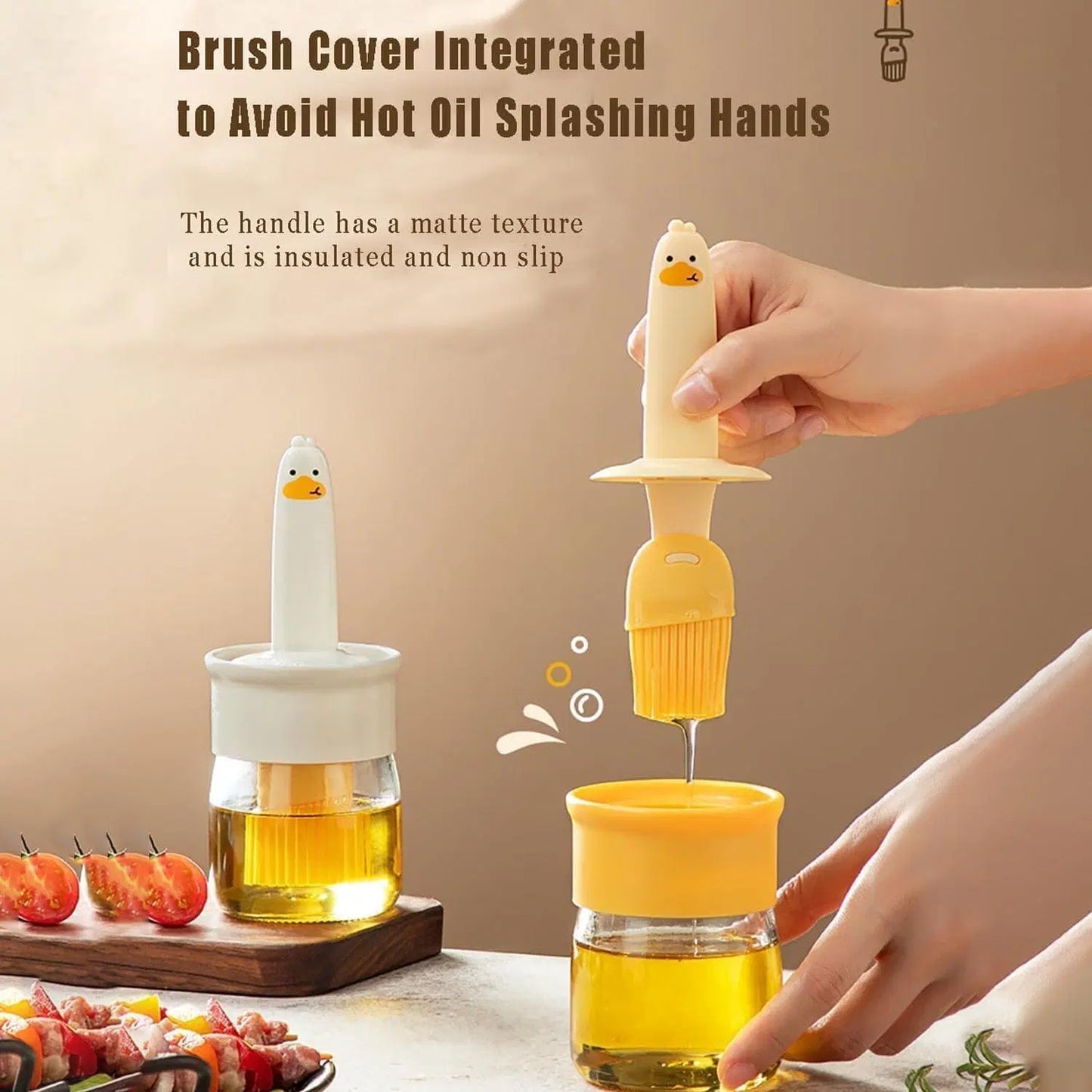 Check the oil in the kitchen without spilling it everywhere