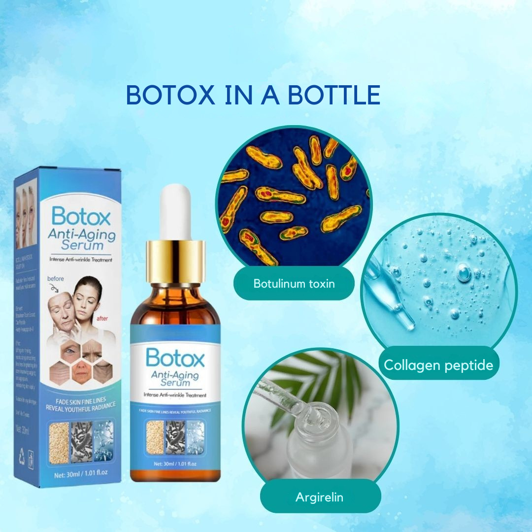 Ορός Botox ελιξίριο ενάντια στις ρυτίδες έντονα