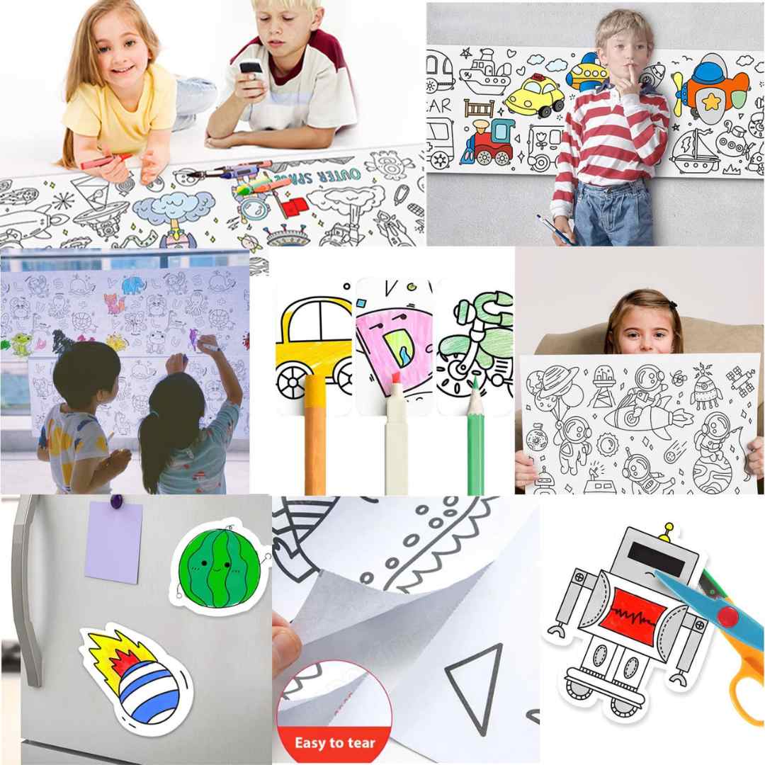 子供用の描画ロール:限りない創造性を解き放とう!