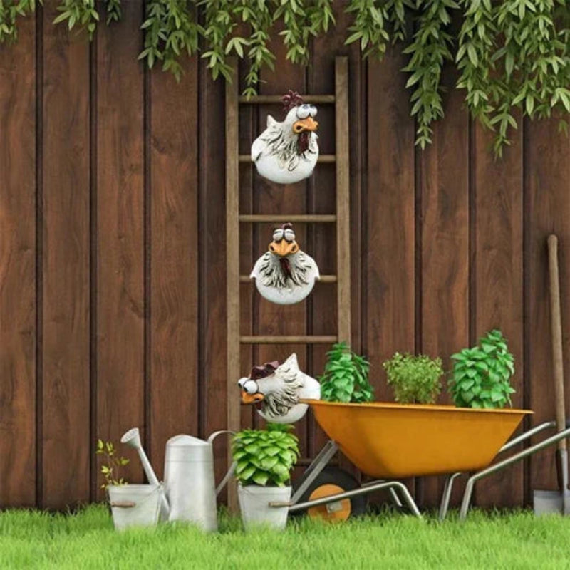 Décoration de jardin amusante et résistante