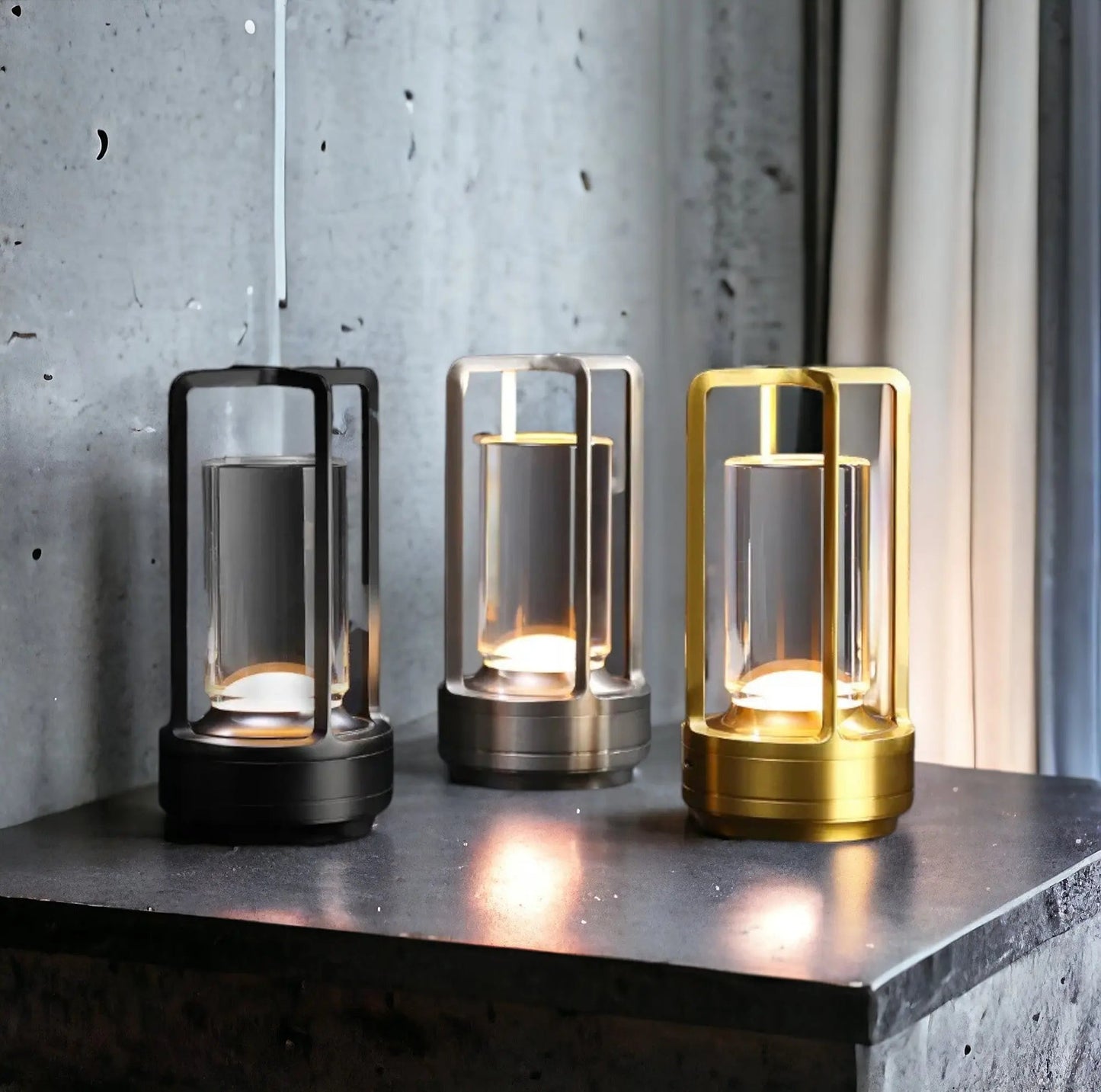 Skandinavisk LED-bordslampa – Elegant och bärbar belysning