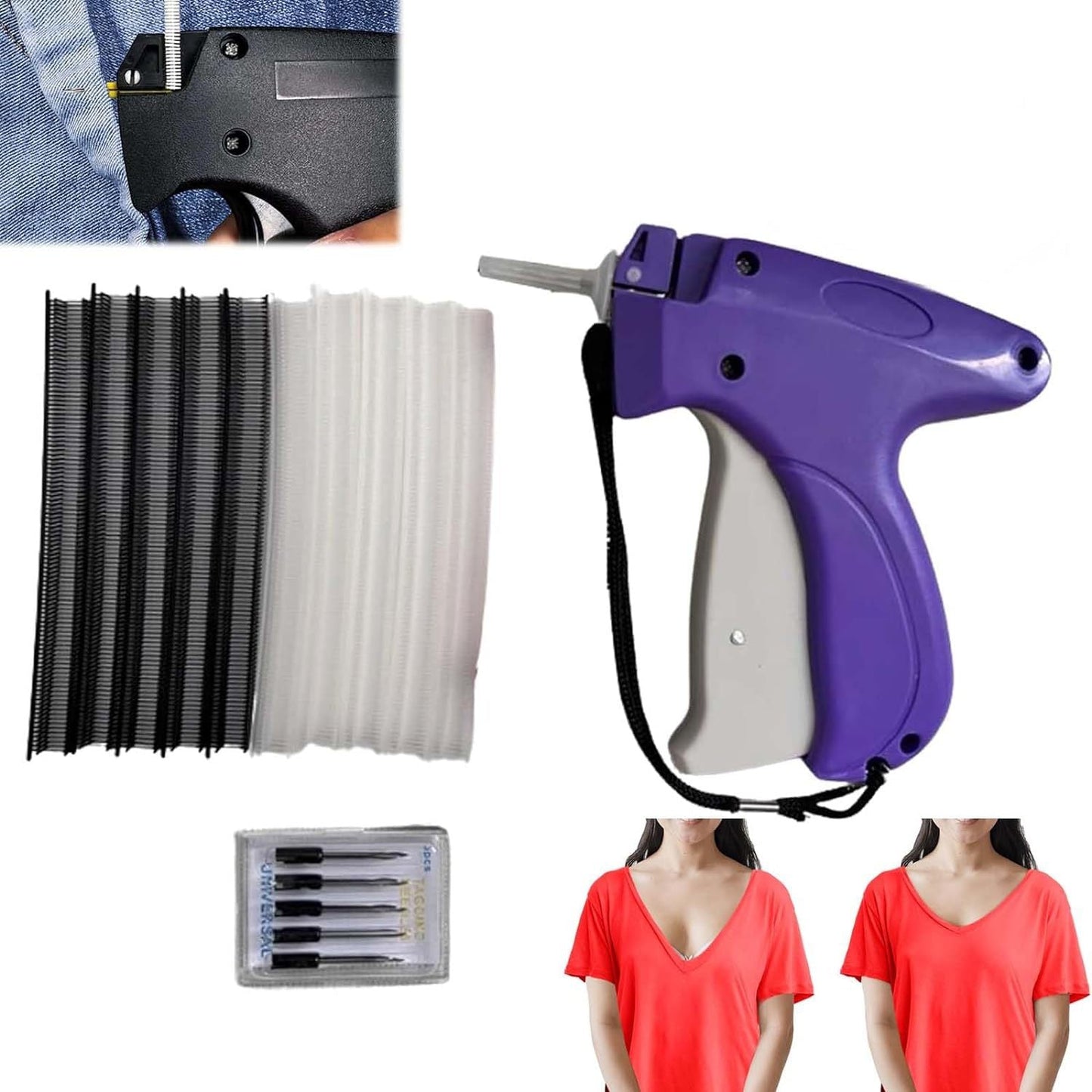 Pistolet à couture rapide pour fixer étiquettes et ourlets