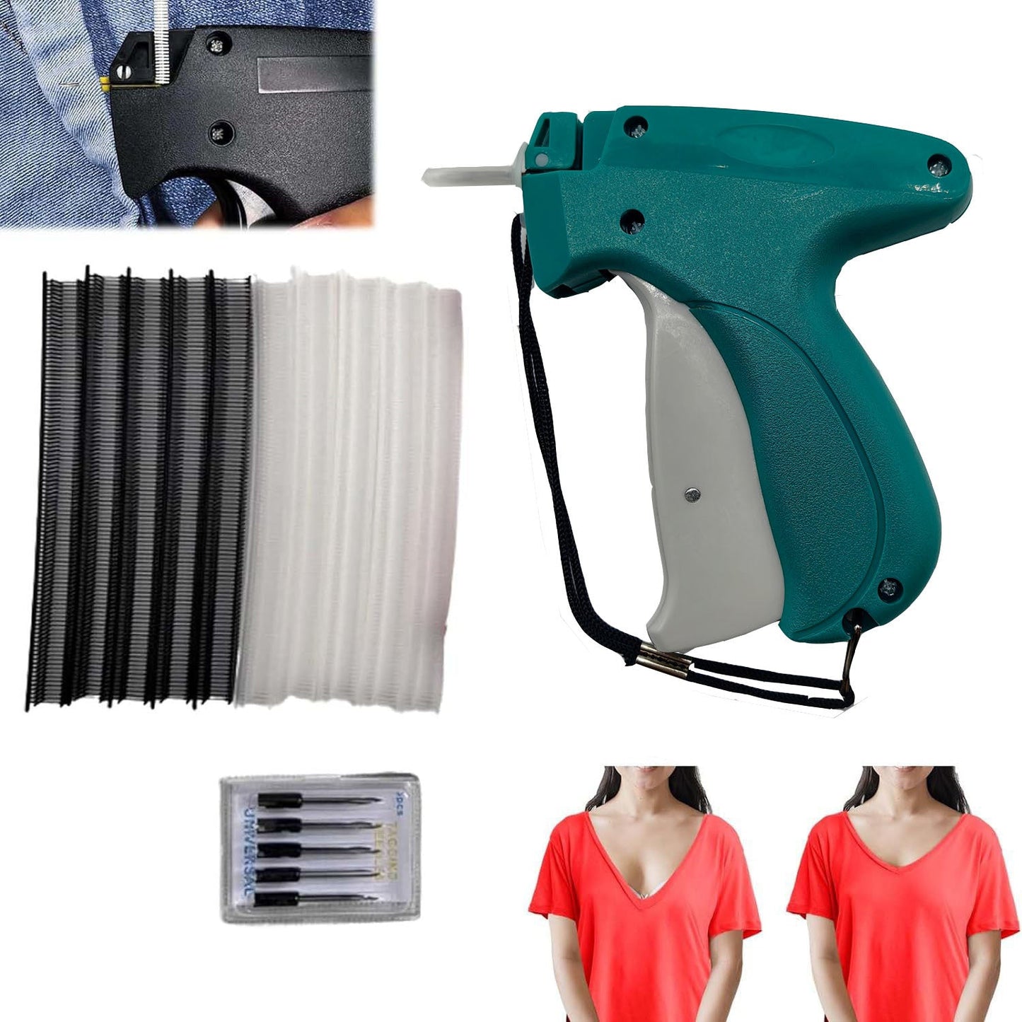 Pistolet à couture rapide pour fixer étiquettes et ourlets