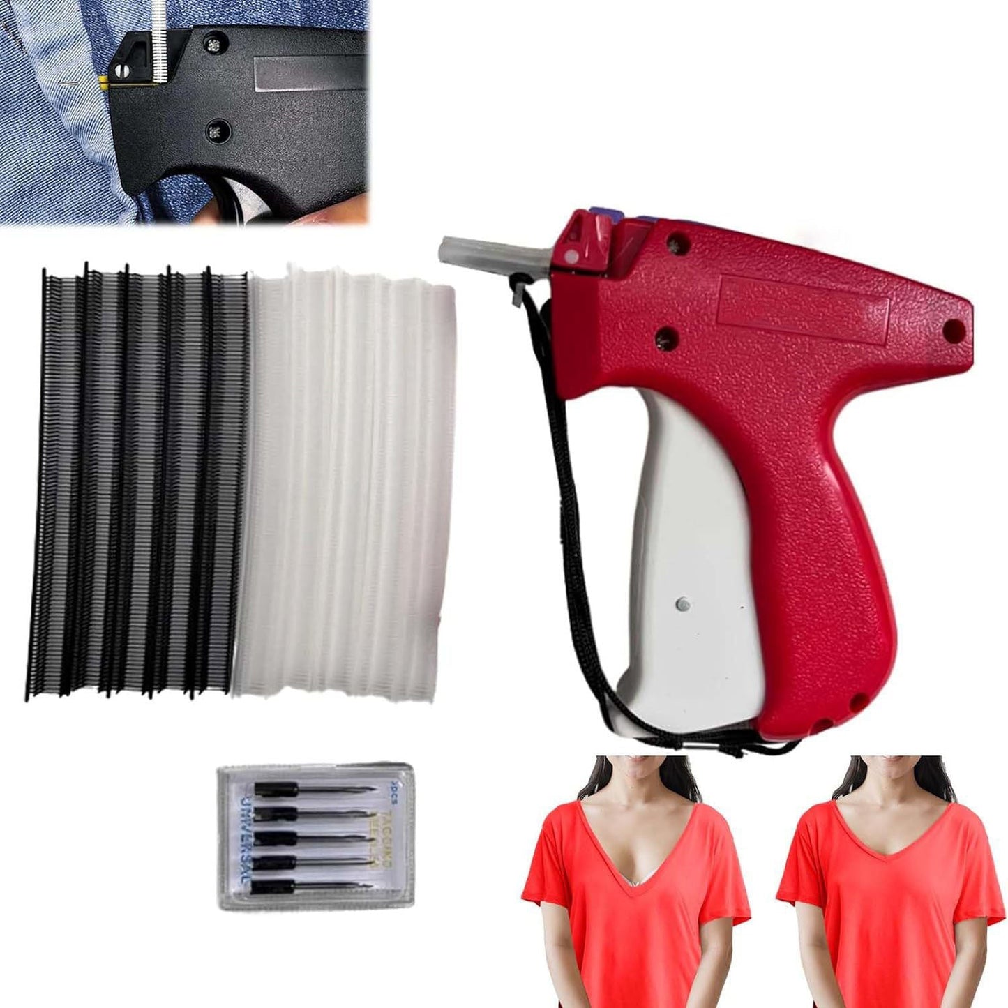 Pistolet à couture rapide pour fixer étiquettes et ourlets