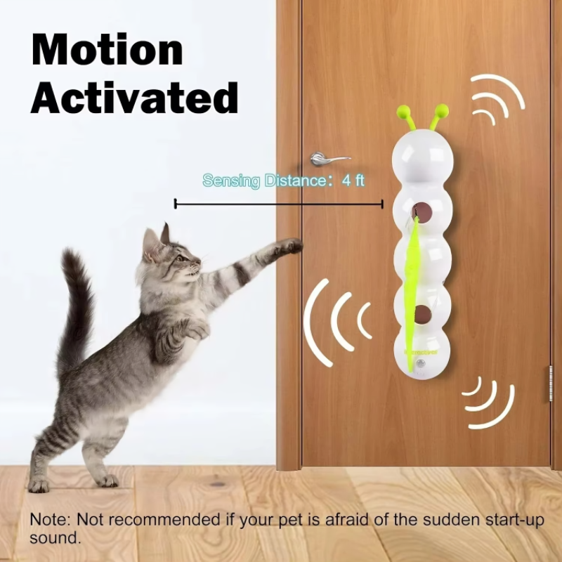 Jouet mural intelligent pour chat actif et curieux