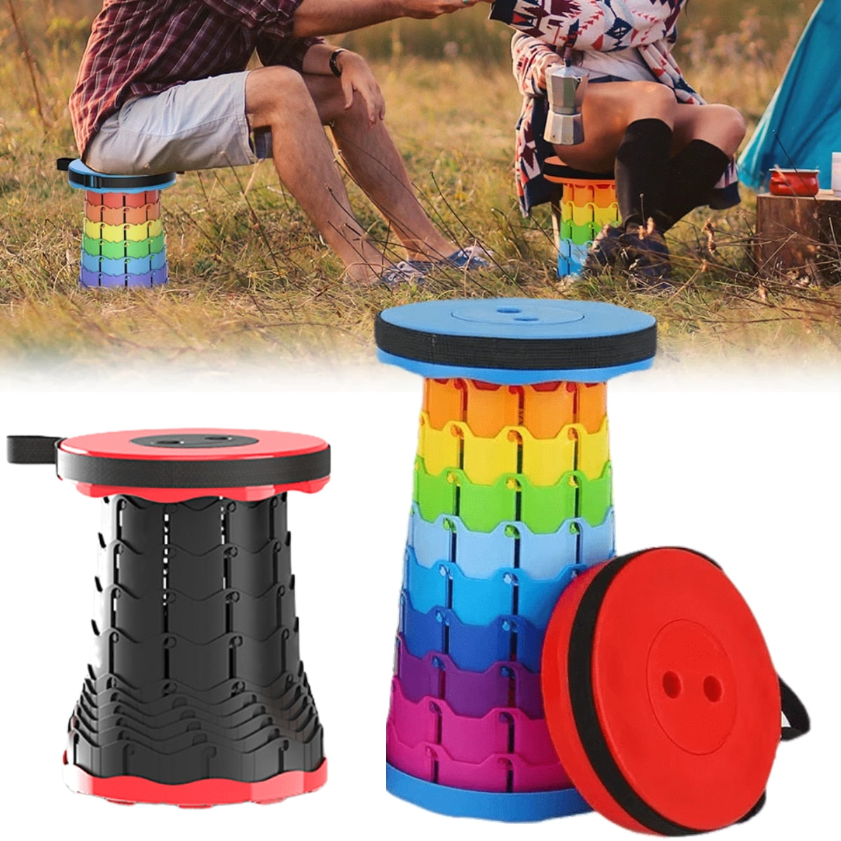 Folding stool – Instant seating anywhere