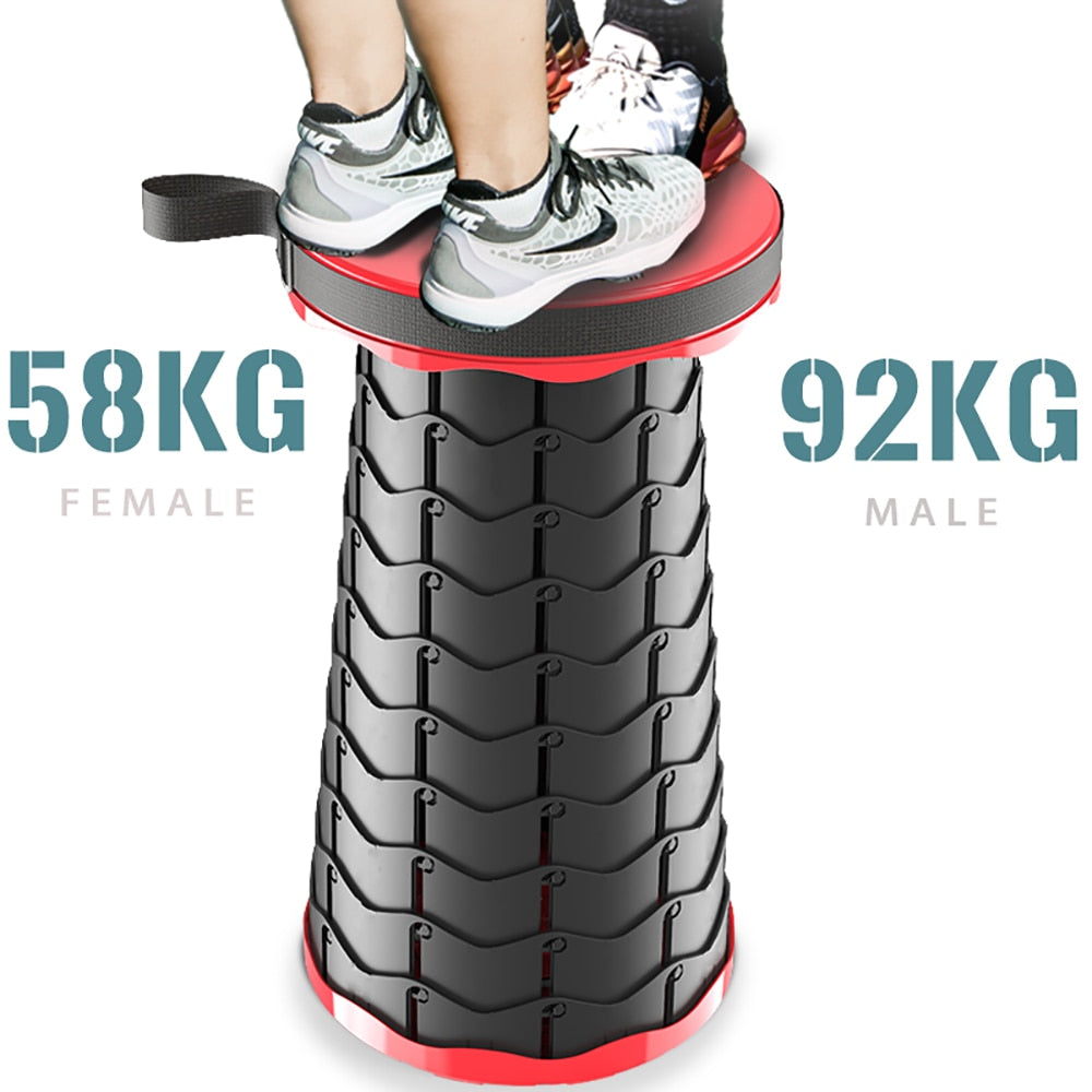 Folding stool – Instant seating anywhere