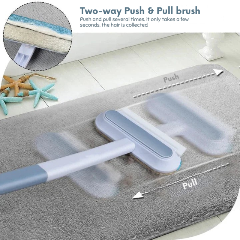 Brosse 3-en-1 anti-poils et multi-surfaces