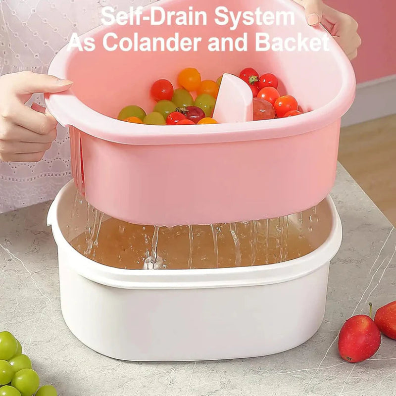 手間いらずで果物を完璧に掃除することができます。皮むきも不要です。