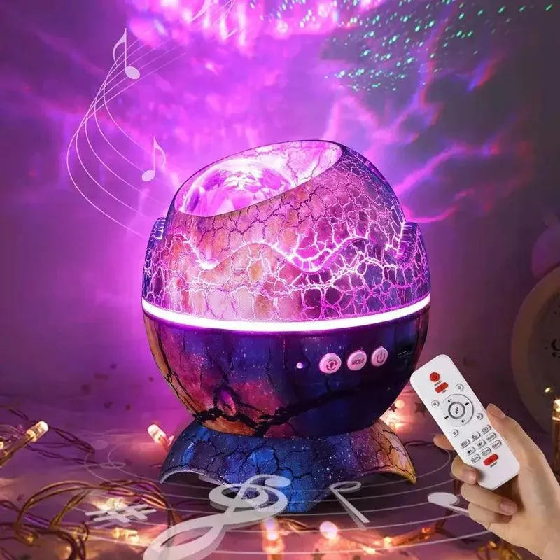 Galaxie projector met muziek en afstandsbediening