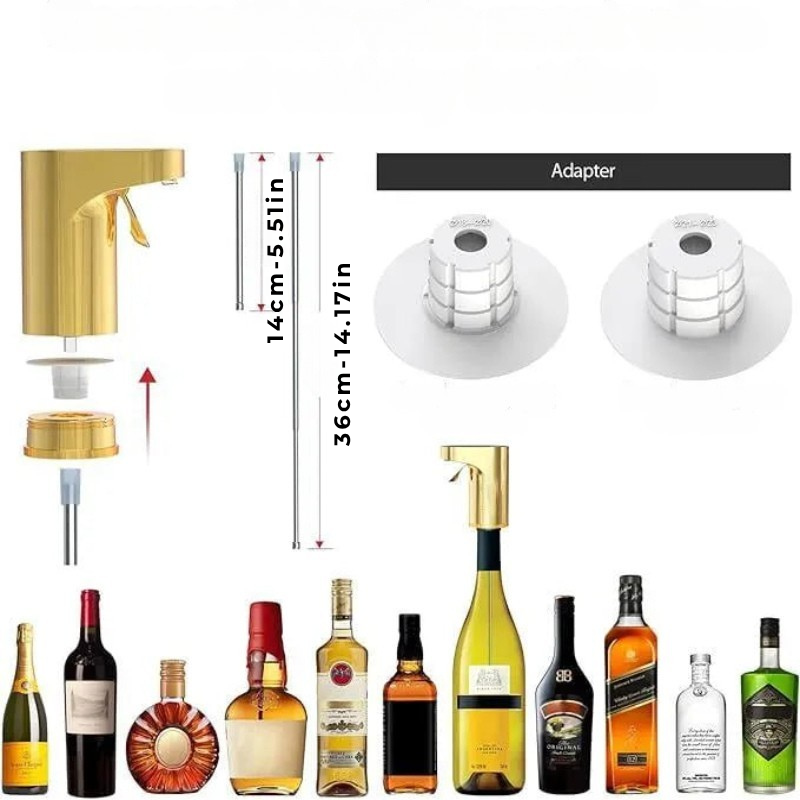 Versatore elettrico preciso per vino e bevande