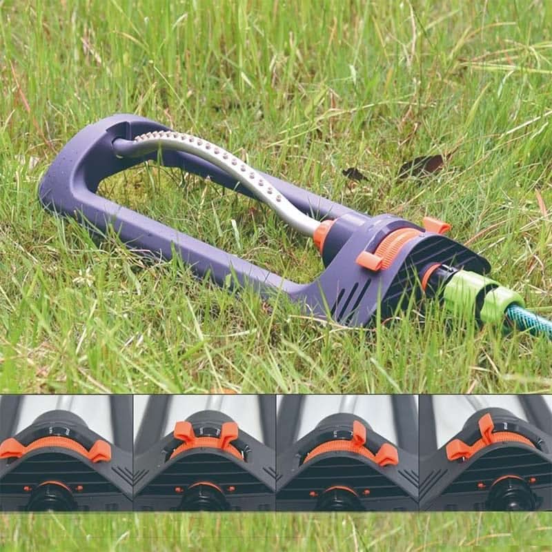 Oscillierender Sprinkler mit einstellbarem Strahl 