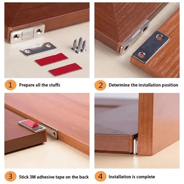 Cerradura de seguridad compacta – Protege tus objetos con un clic (x4) 
