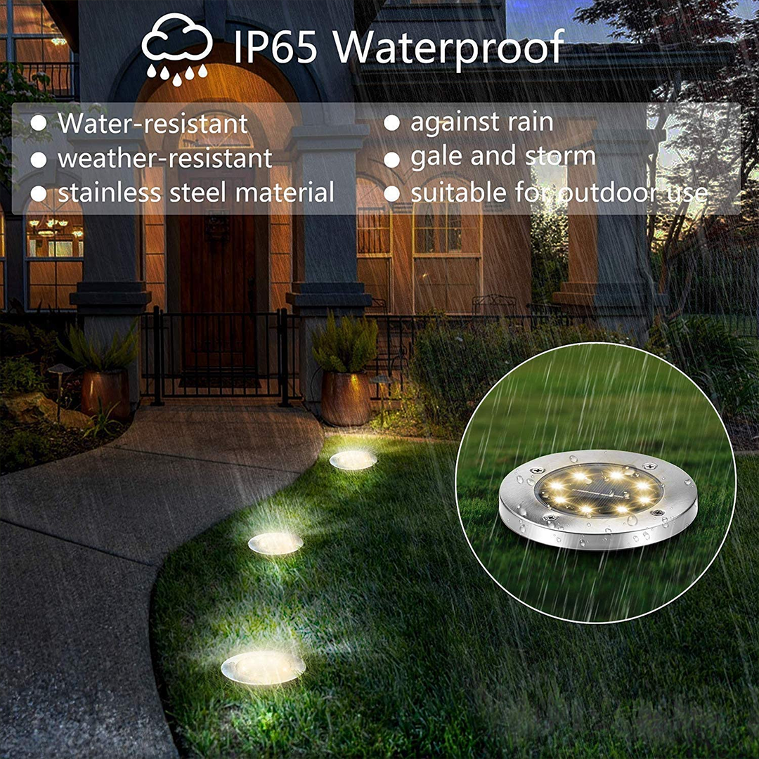 Dekorative Solarlampe für Außenwege (x4) 