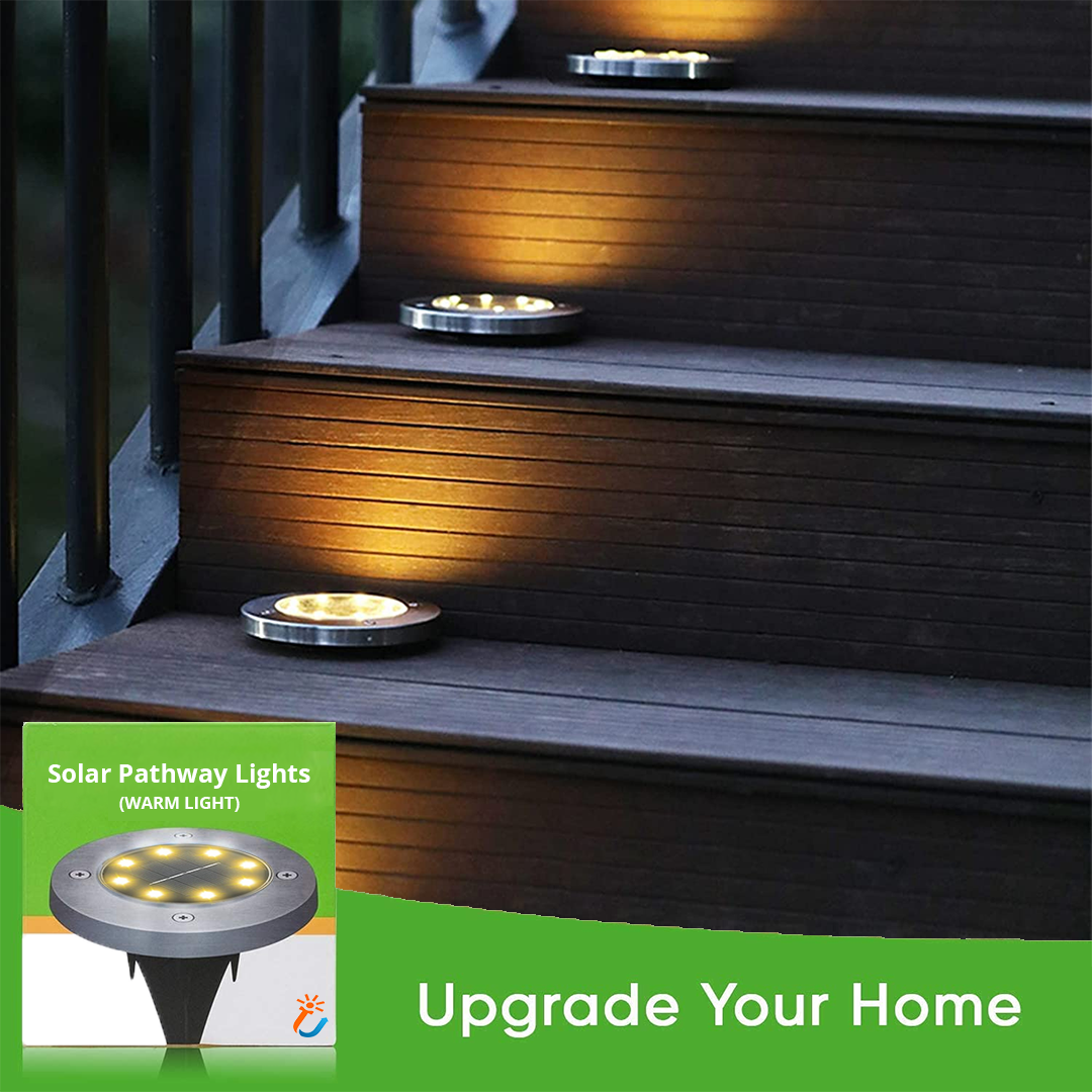 Dekorative Solarlampe für Außenwege (x4) 