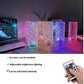Lampada LED decorativa in stile cristallo 