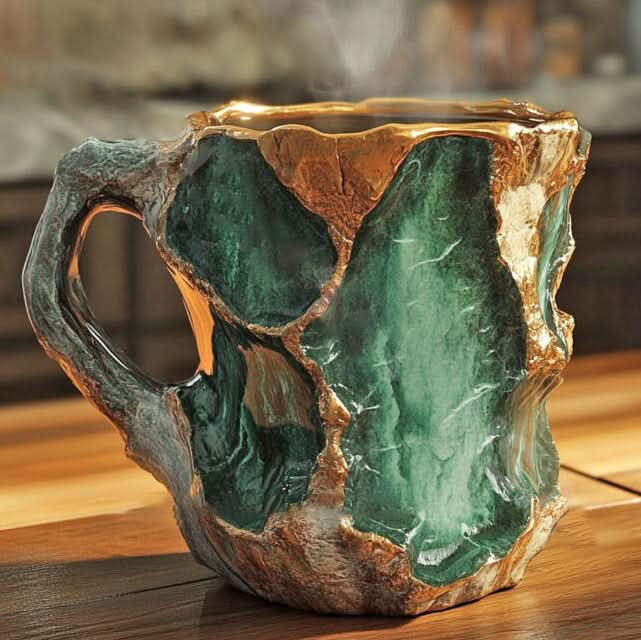 Kaffekopp i mineralglas – Naturlig elegans 