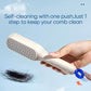 Brosse chauffante lissante pour cheveux doux et brillants