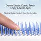 Brosse chauffante lissante pour cheveux doux et brillants