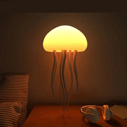 Rustgevende medusa nachtlamp met veranderende kleuren