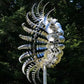 Sculpture rotative élégante pour jardin captivant