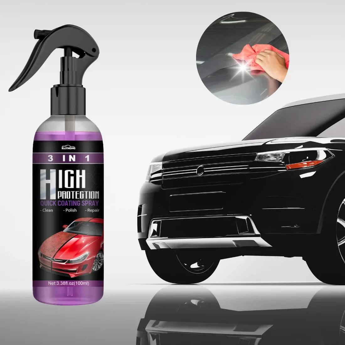 Strălucire instantanee și protecție într-un singur spray 