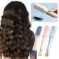Brosse chauffante lissante pour cheveux doux et brillants