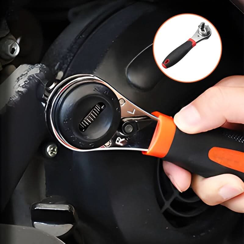 360° adjustable ratchet wrench for all your bolts 