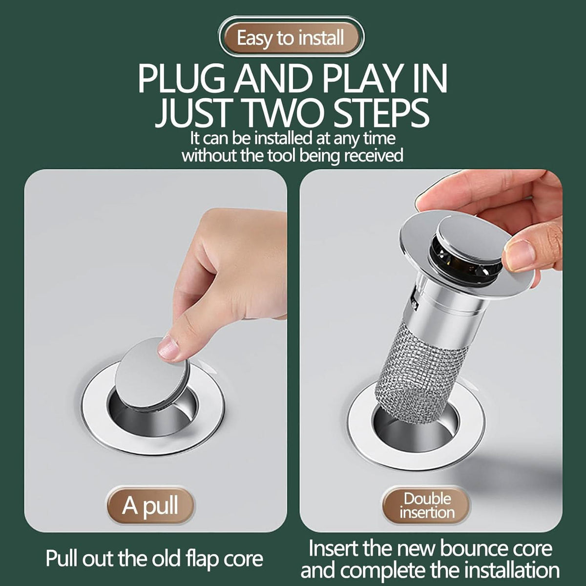 Filter - Keep your sink clear without a plumber needed! 