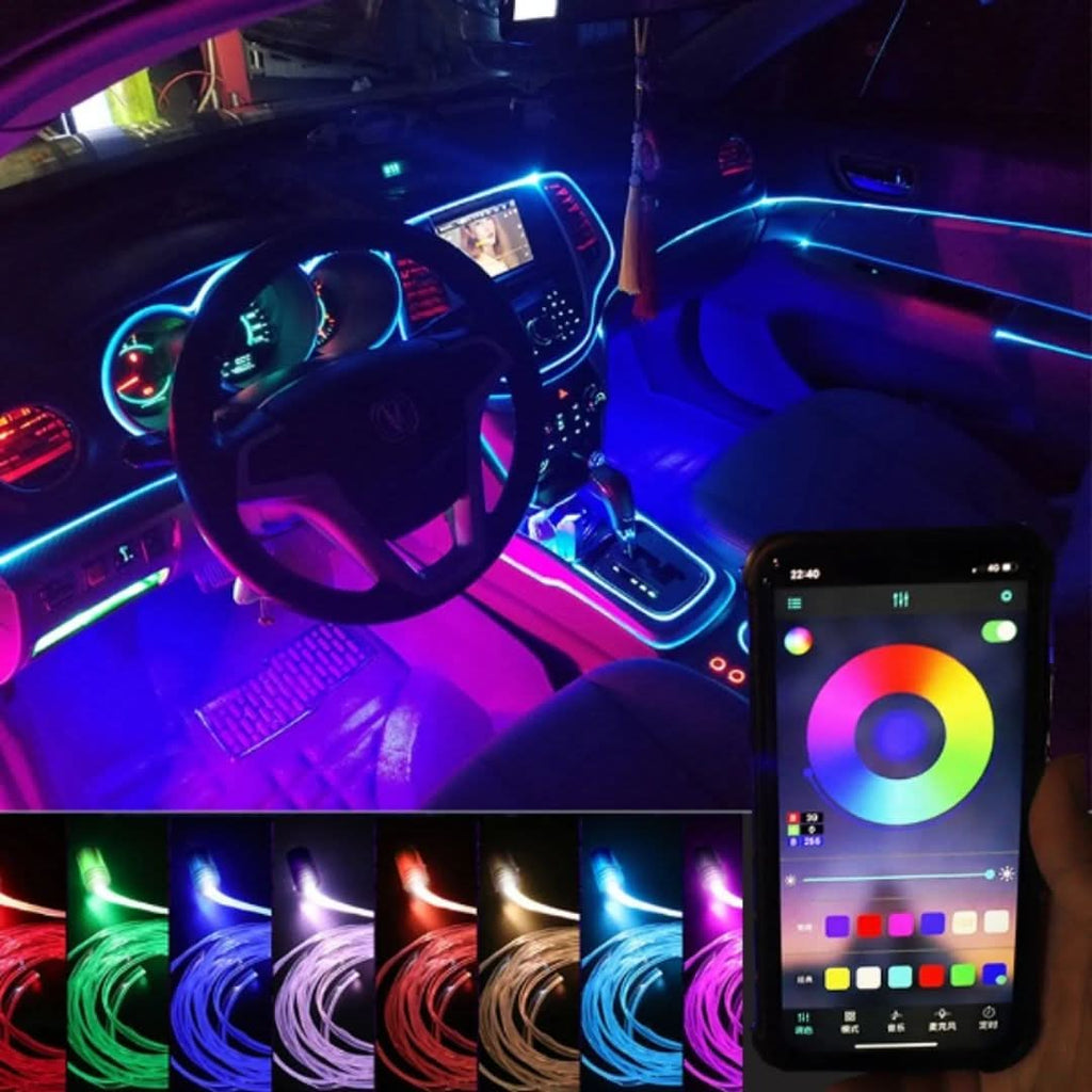 Iluminare LED pentru un interior de mașină stilat 