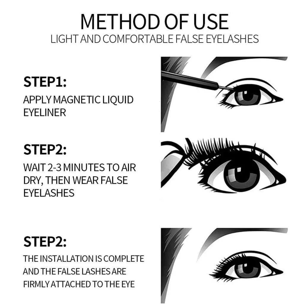 Ultra-fixing magnetic eyelashes 