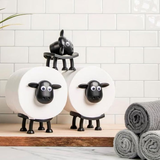 Soporte de papel higiénico en forma de oveja 
