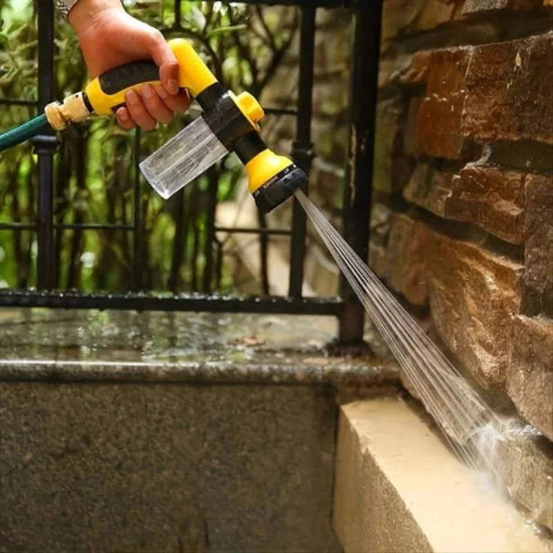High pressure water gun for cleaning and watering 
