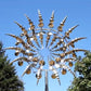 Sculpture rotative élégante pour jardin captivant