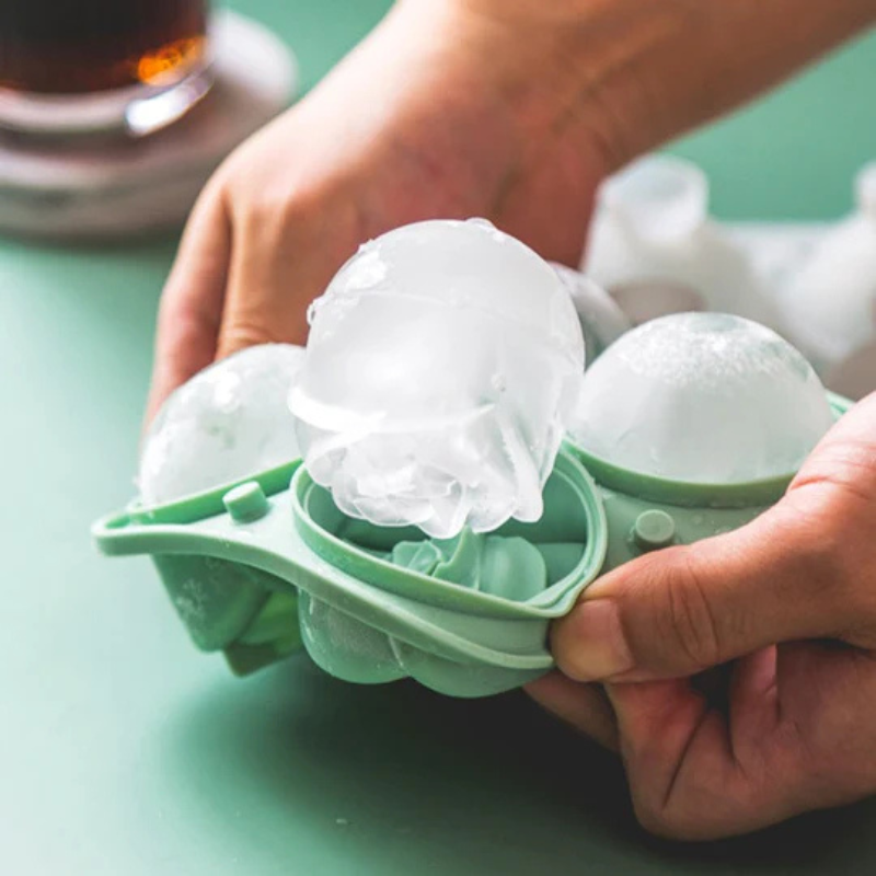 Molde para cubitos de hielo - Estilo flor para cócteles refinados 