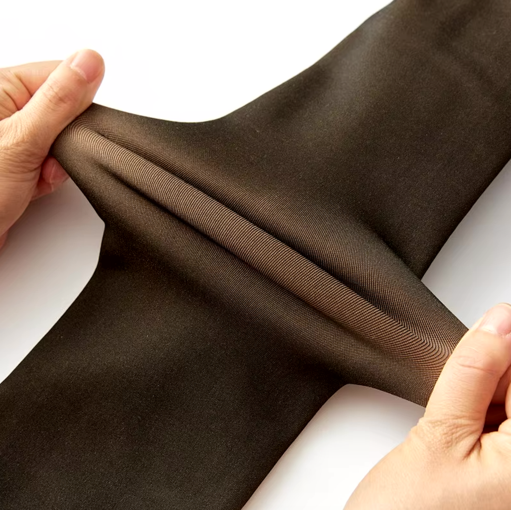 Die transparente Fleece-Strumpfhose 