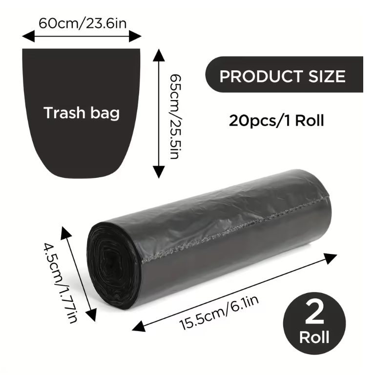 Portable Toilet Refill Kit — 20 Bags + 30 Absorbent Gels 