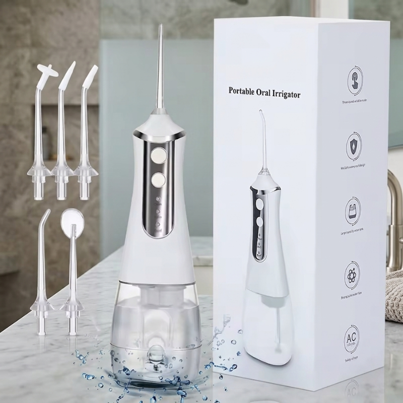 Rechargeable hydropulse for dental care 