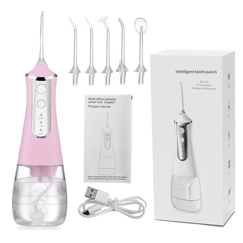 Rechargeable hydropulse for dental care 