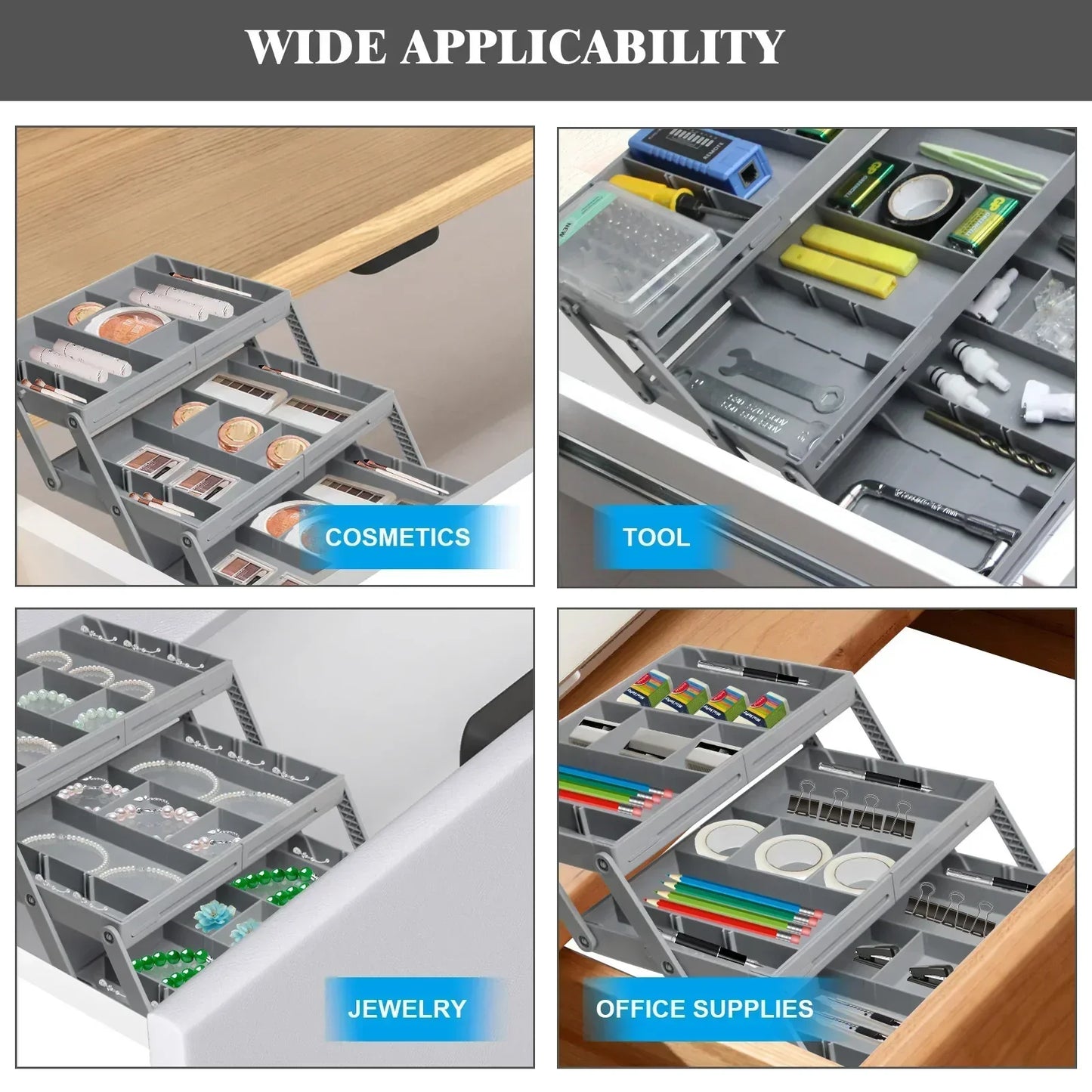 Organisateur extensible pour tiroirs – Rangement optimisé