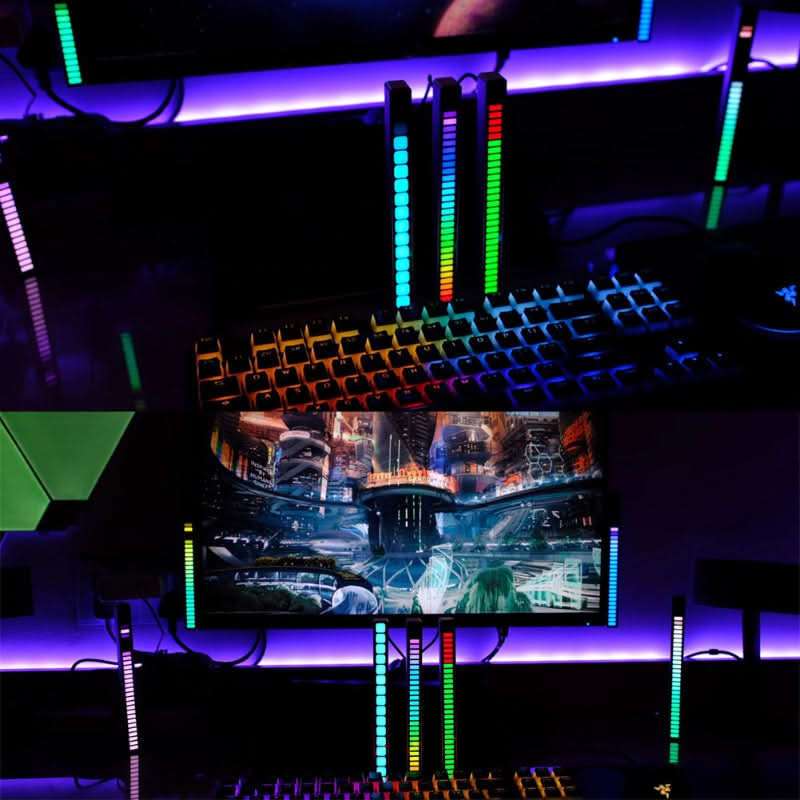 LED-ljusramp - RGB som reagerar på ljud 