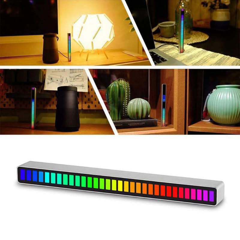 LED-ljusramp - RGB som reagerar på ljud 