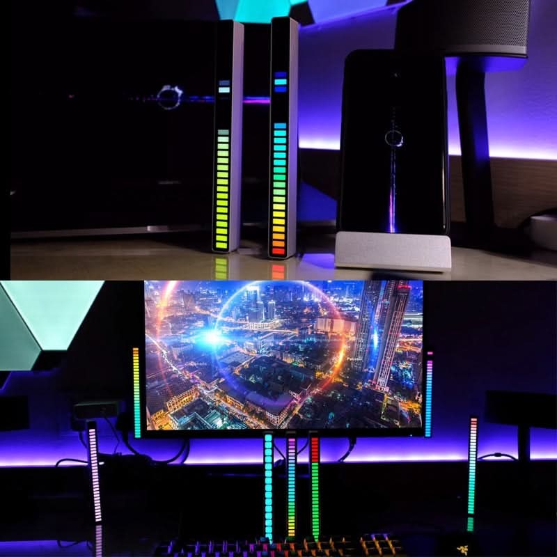 LED-ljusramp - RGB som reagerar på ljud 