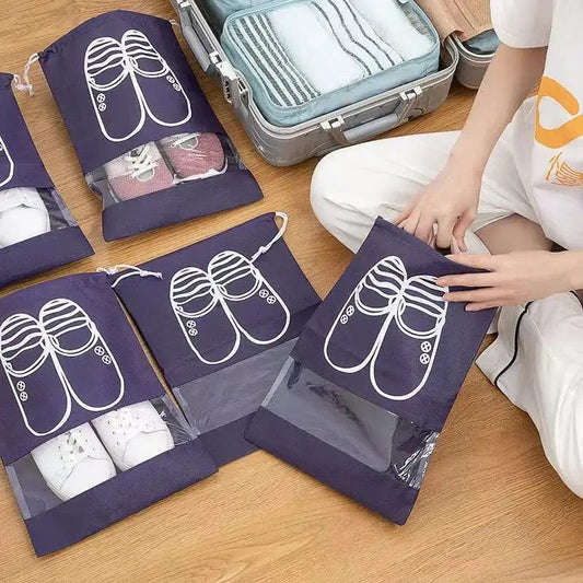 Lot de 10 housses à chaussures pour voyager