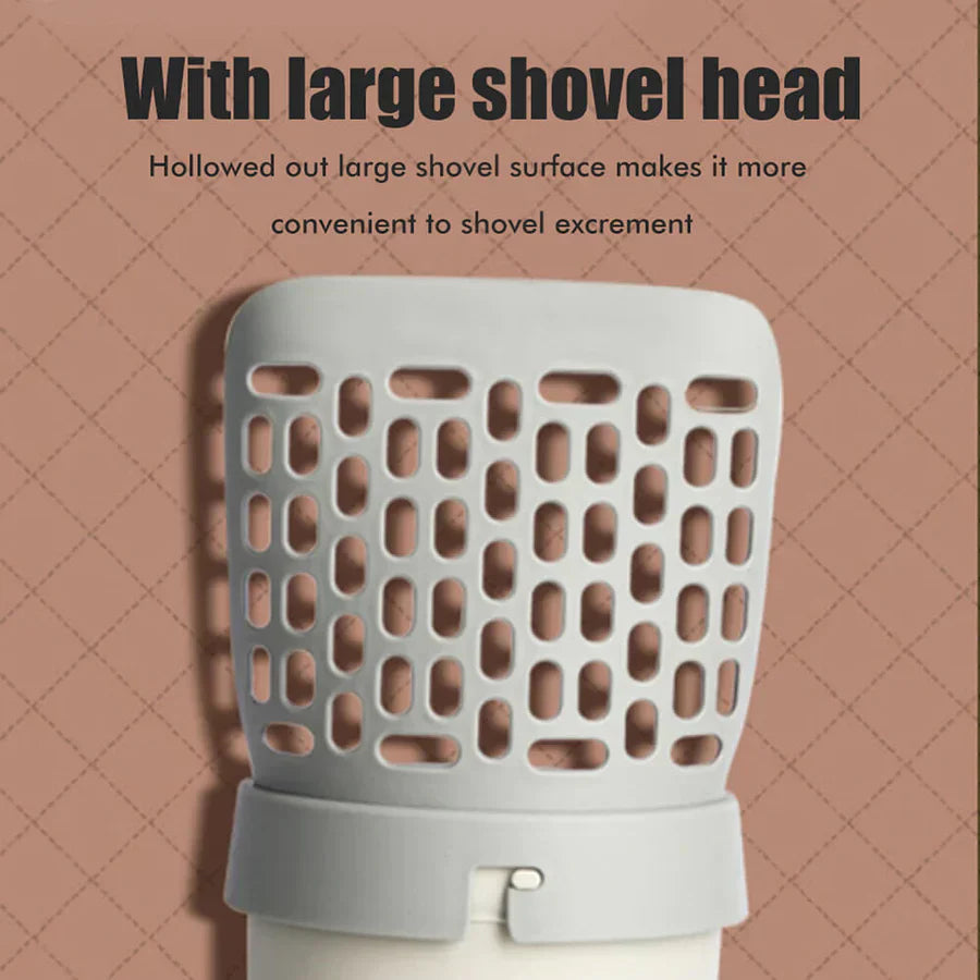 Practical litter scoop with integrated bags 